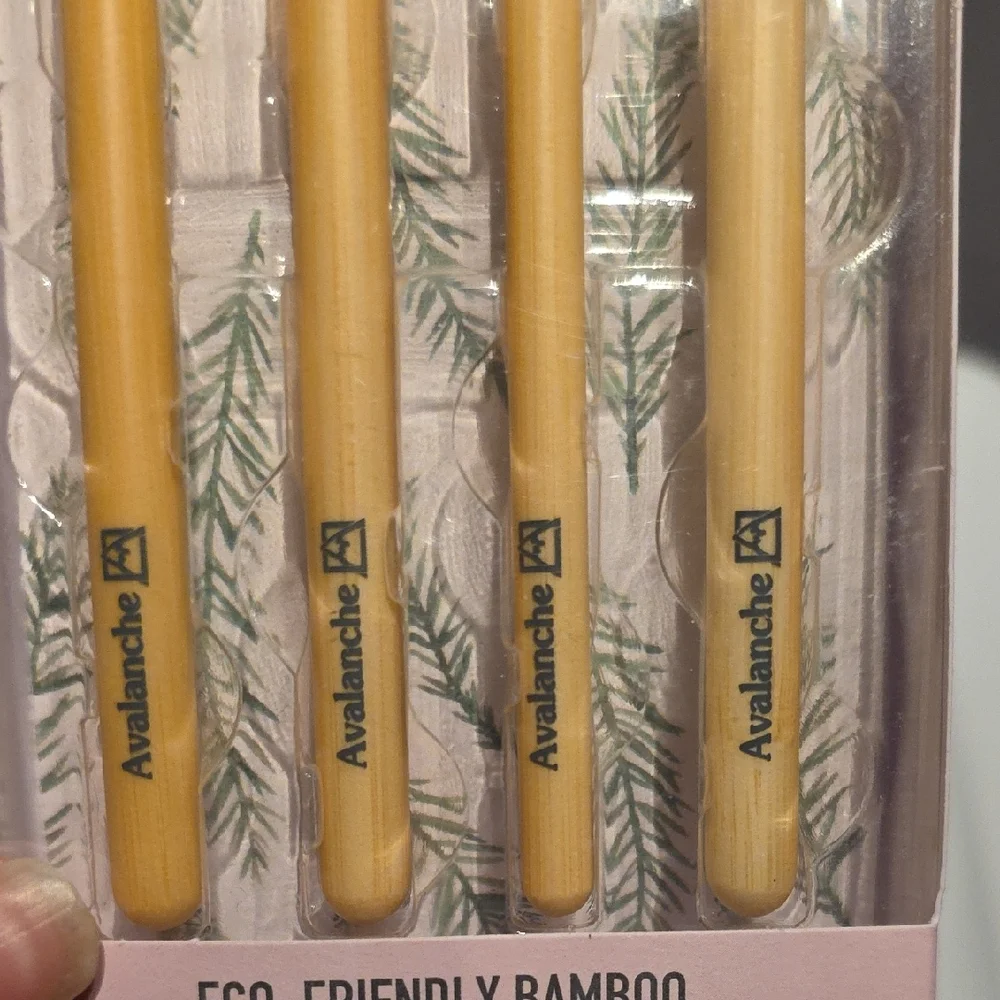 Avalanche Eco-Friendly Bamboo Eye Makeup Brush Collection